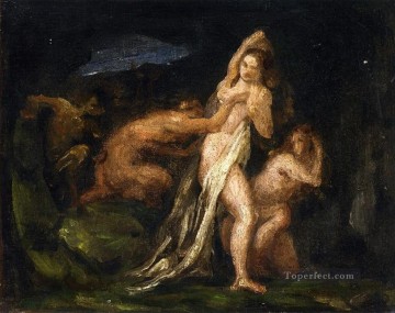 サテュロスとニンフ ポール・セザンヌ Oil Paintings